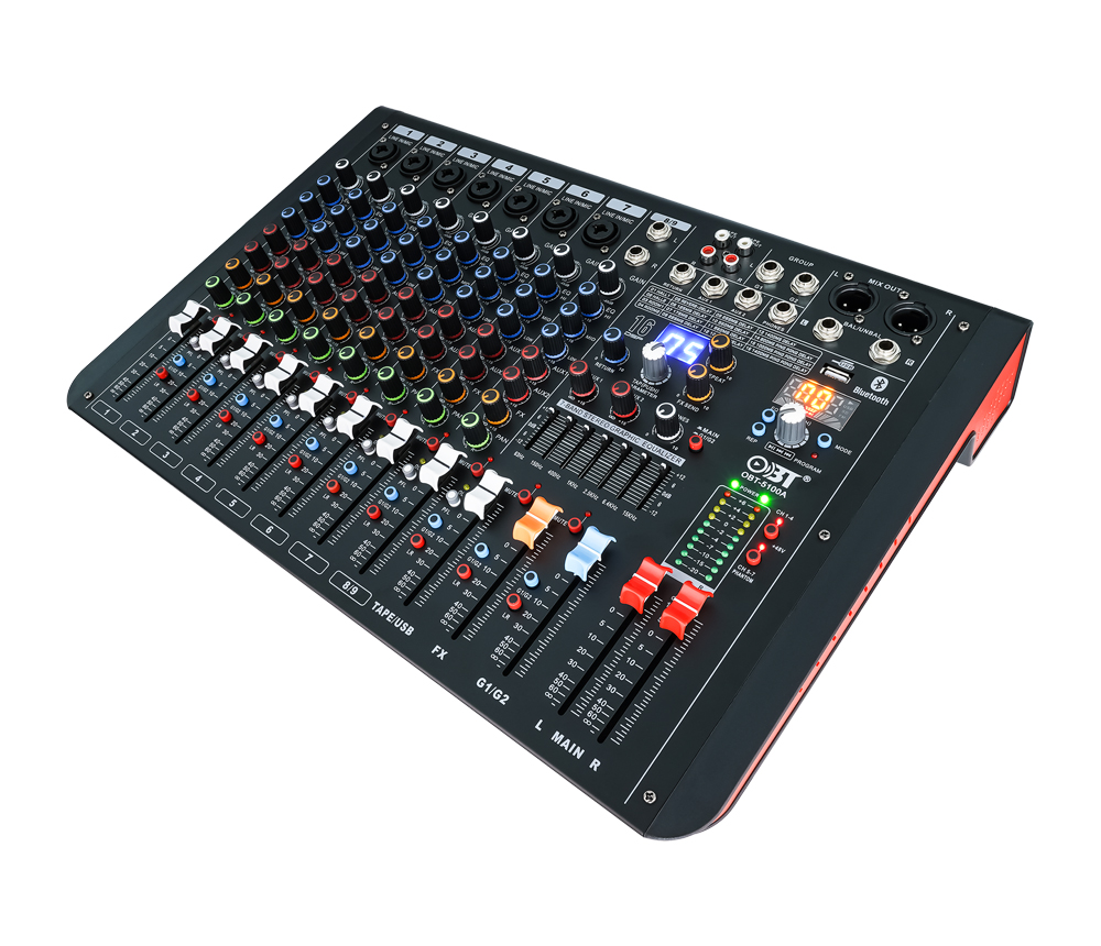 八路專業(yè)調音臺 OBT-5100A